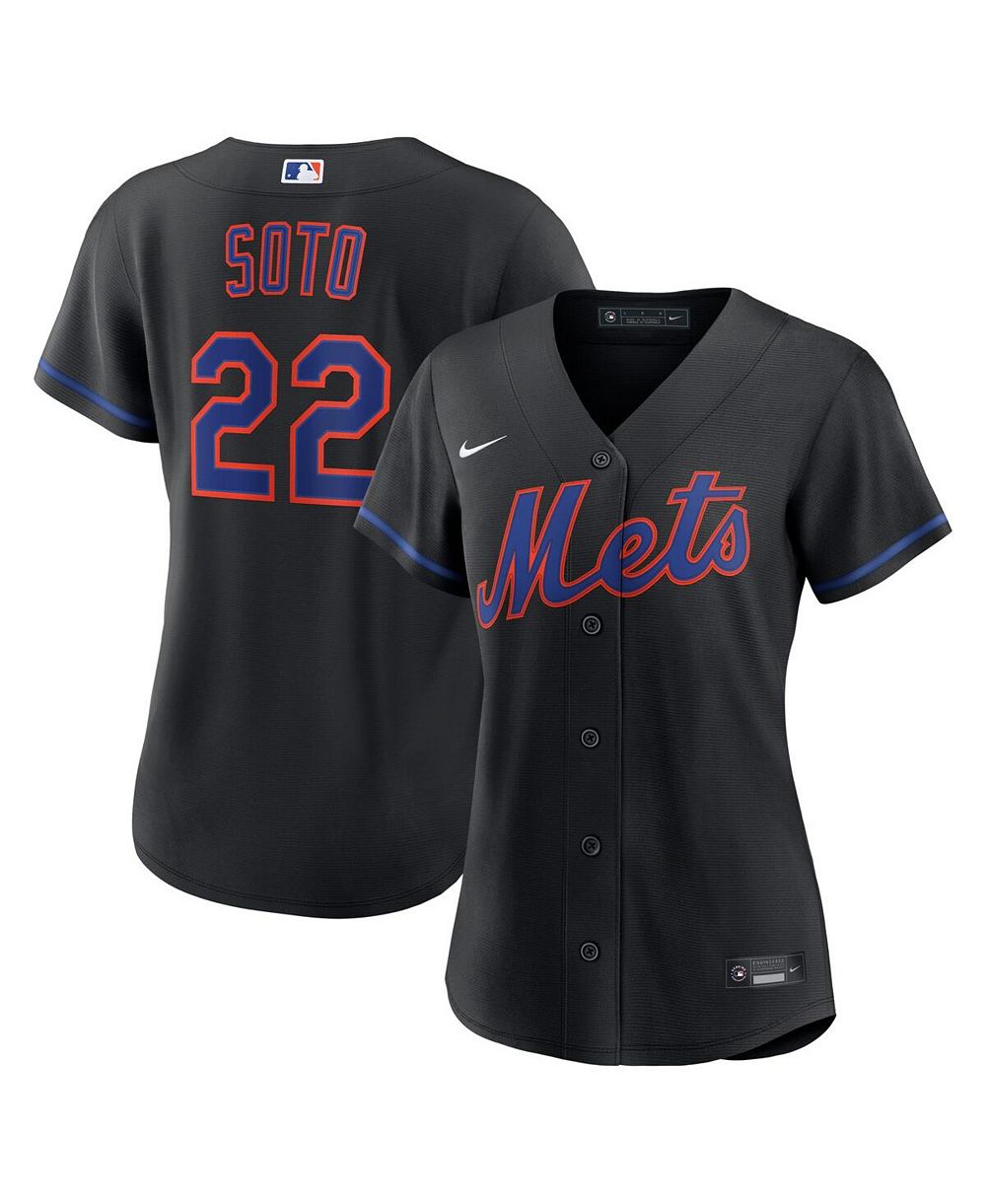 Nike Женская джерси Juan Soto New York Mets Black Alternate Replica