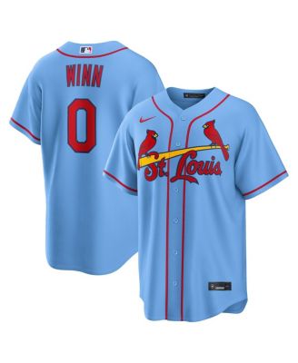 Джерси Nike Men's Masyn Winn Light Blue St. Louis Cardinals Alternate Replica