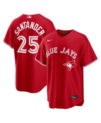 Мужская джерси Nike Anthony Santander Red Toronto Blue Jays Canada Day Replica