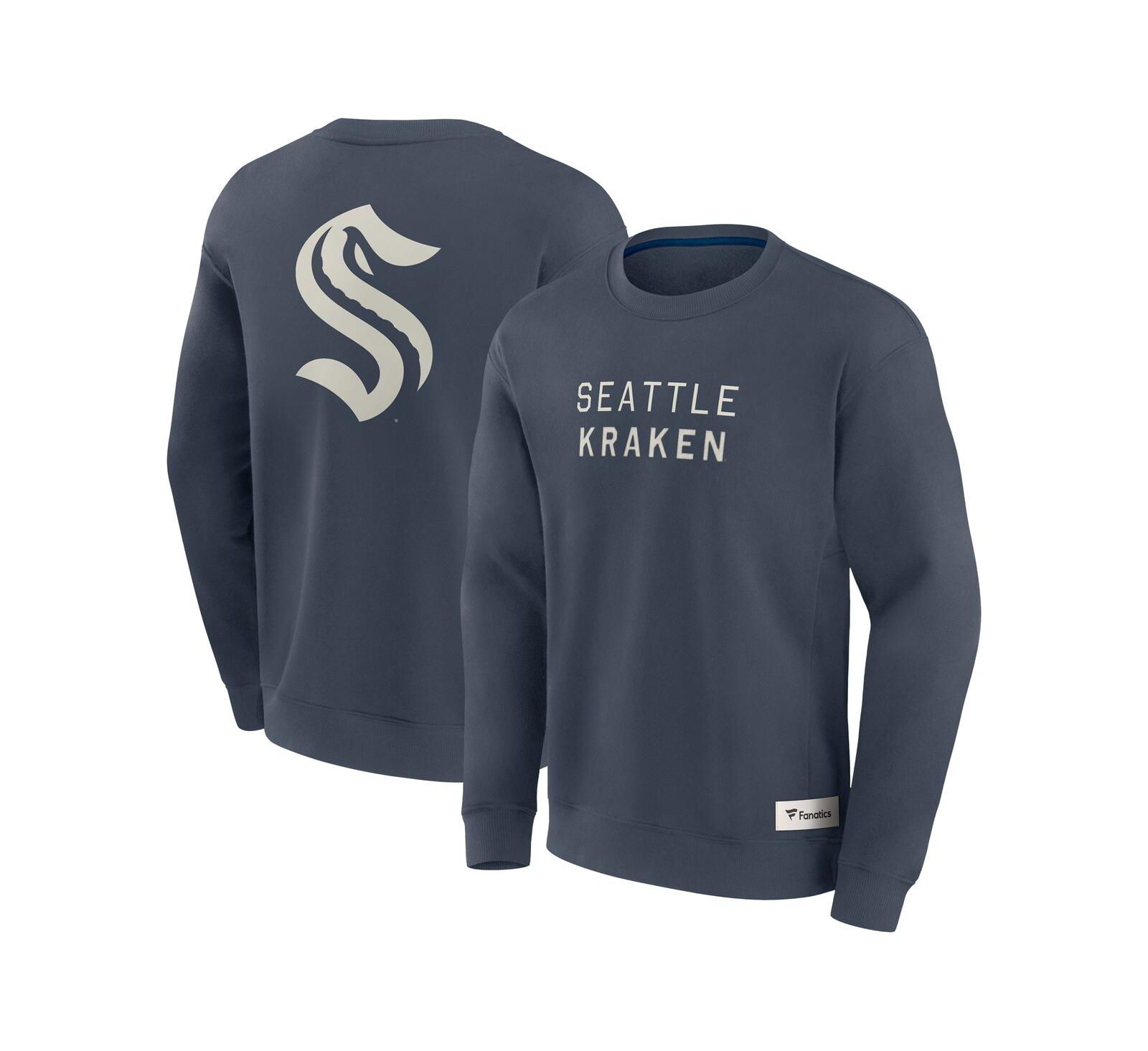 Fanatics Мужской свитшот pullover Seattle Kraken Elements Future Ground