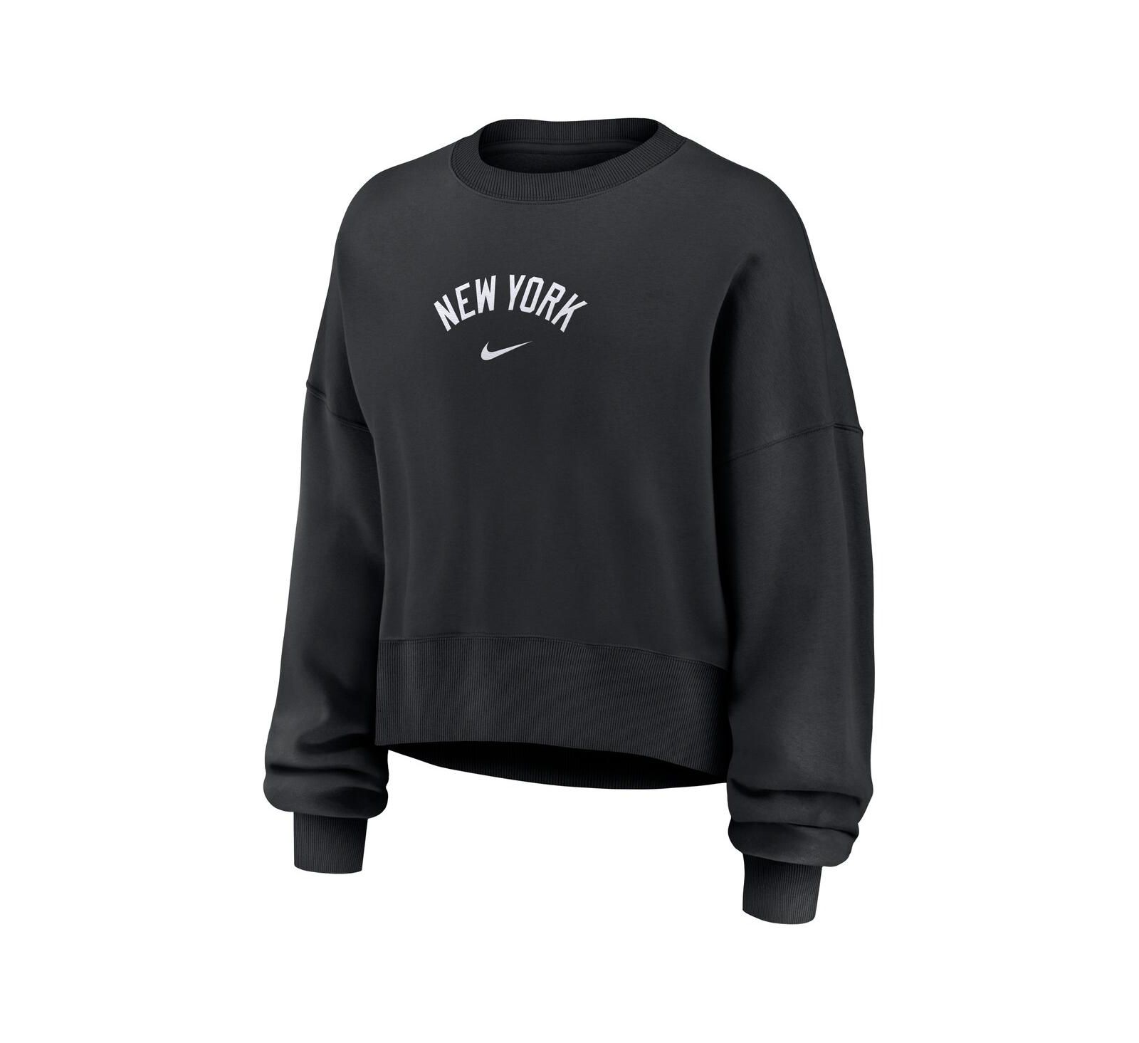 Nike Women's Black New York Yankees Oversized Primetime Sweatshirt