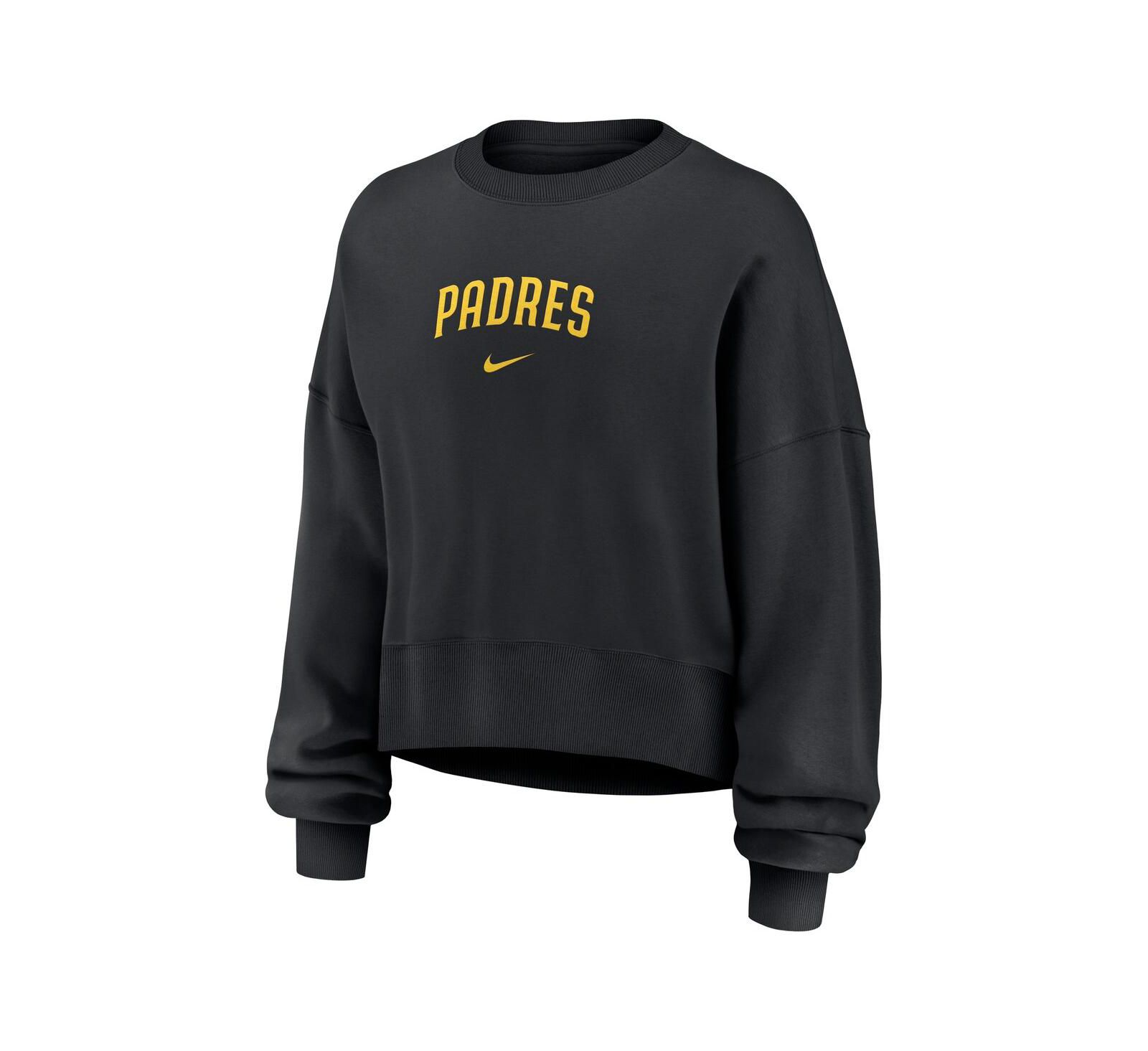 Nike Женская безразмерная толстовка Black San Diego Padres Oversized Primetime