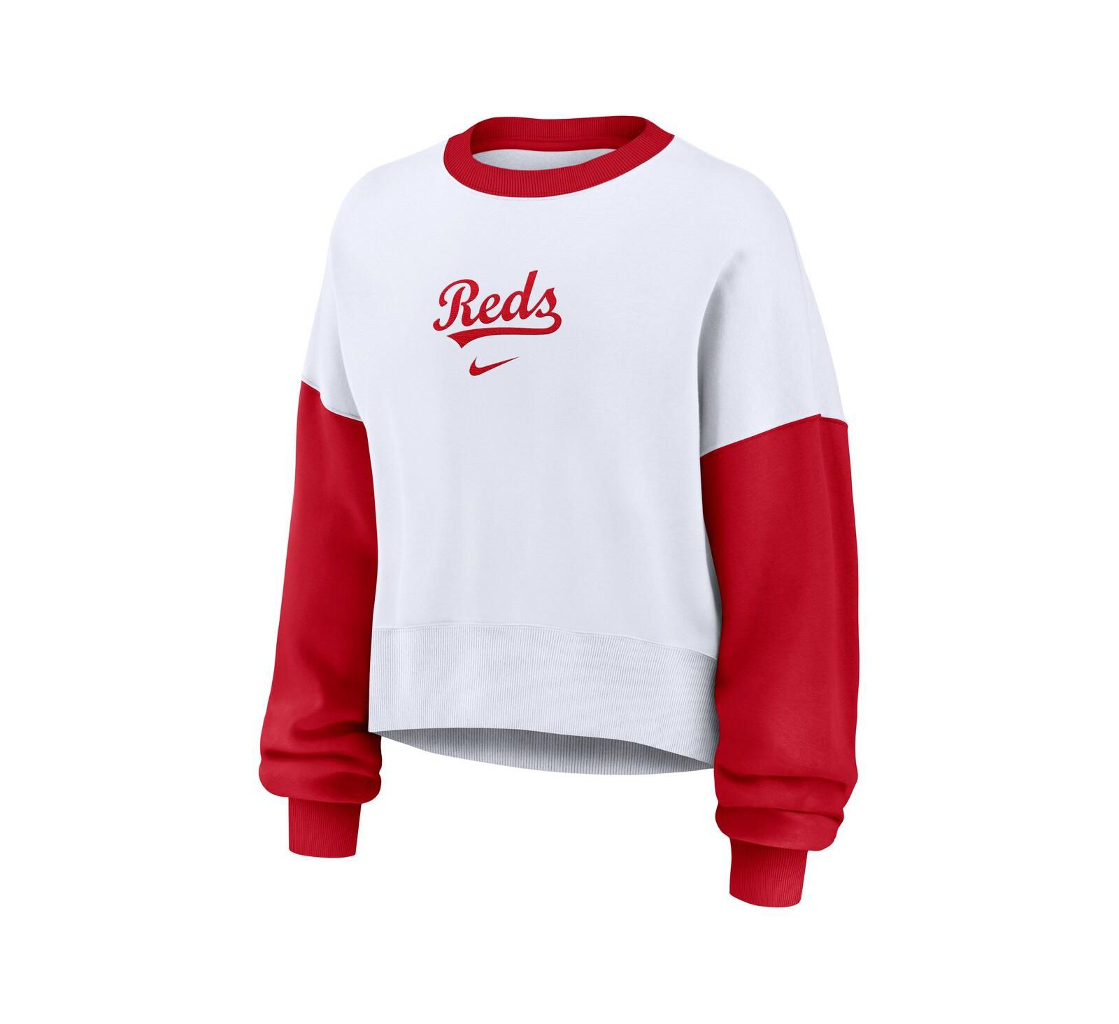Nike Женская флисовая толстовка Cincinnati Reds