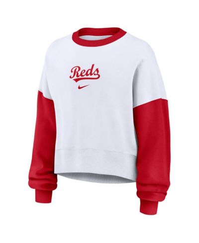 Nike Женская флисовая толстовка Cincinnati Reds