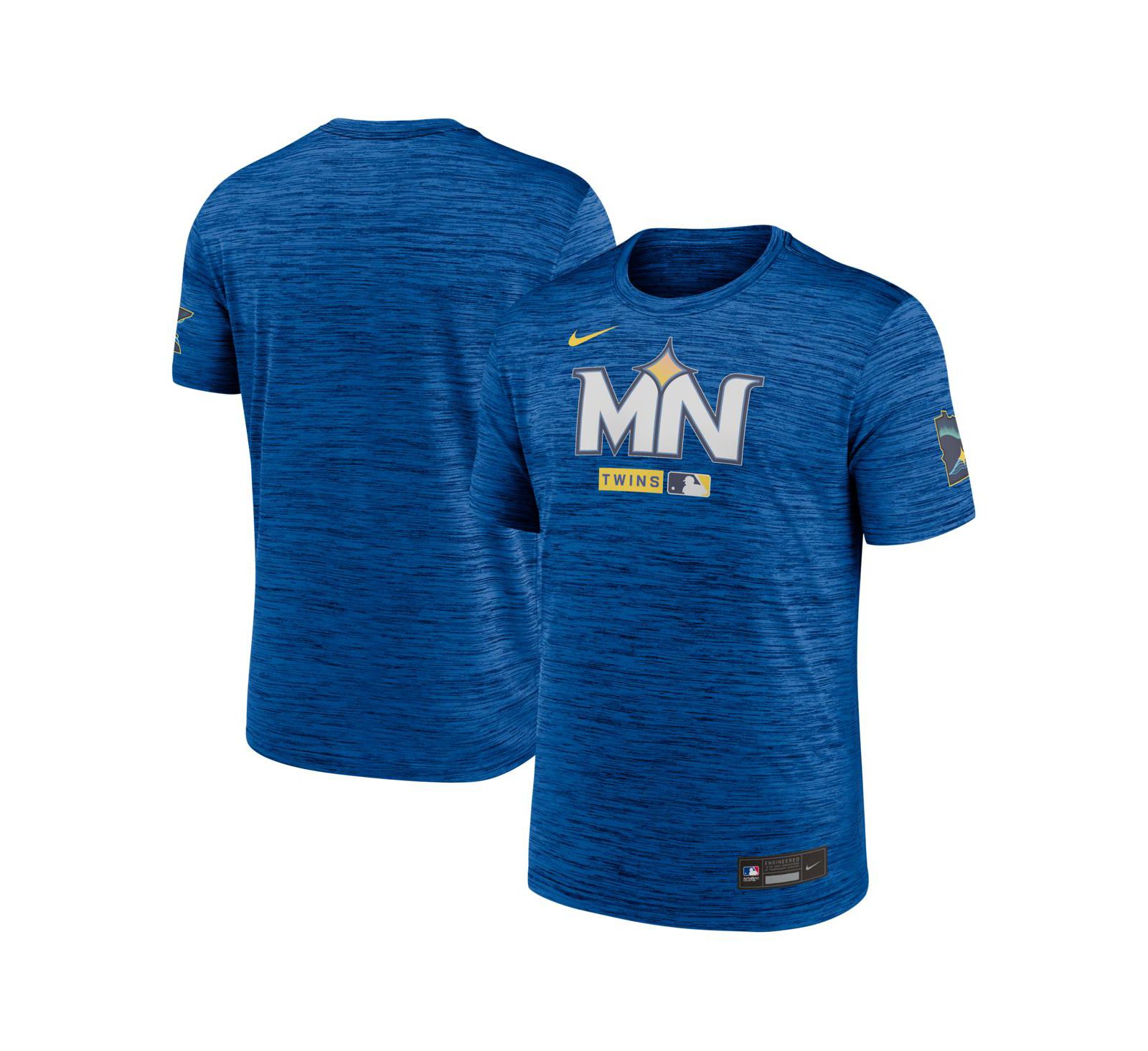 Nike Men's Royal Minnesota Twins Authentic Collection City Connect Velocity Dri-FIT T-Shirt