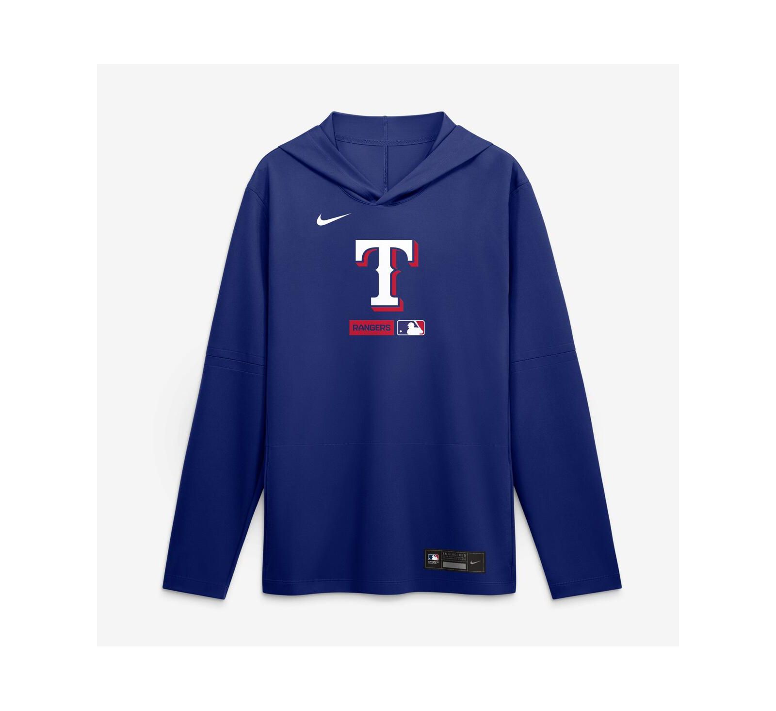 Мужская футболка Nike Texas Rangers Authentic Collection Dri-FIT с длинным рукавом
