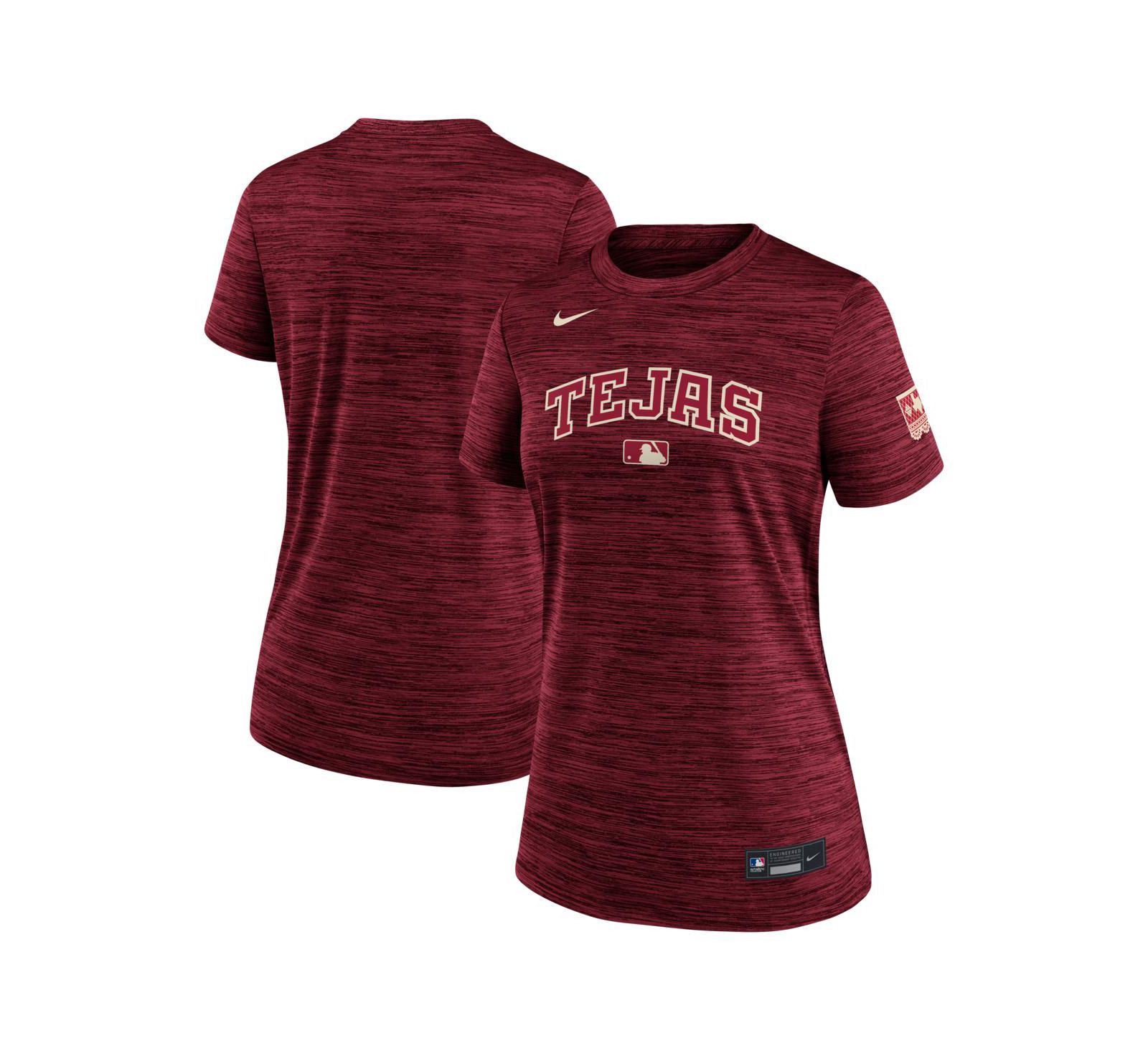 Nike Women's Red Texas Rangers 2026 City Connect Authentic Collection Velocity Dri-FIT T-Shirt