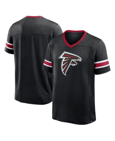 Fanatics Men's Black Atlanta Falcons Hometown Premium Hashmark V-Neck T-Shirt