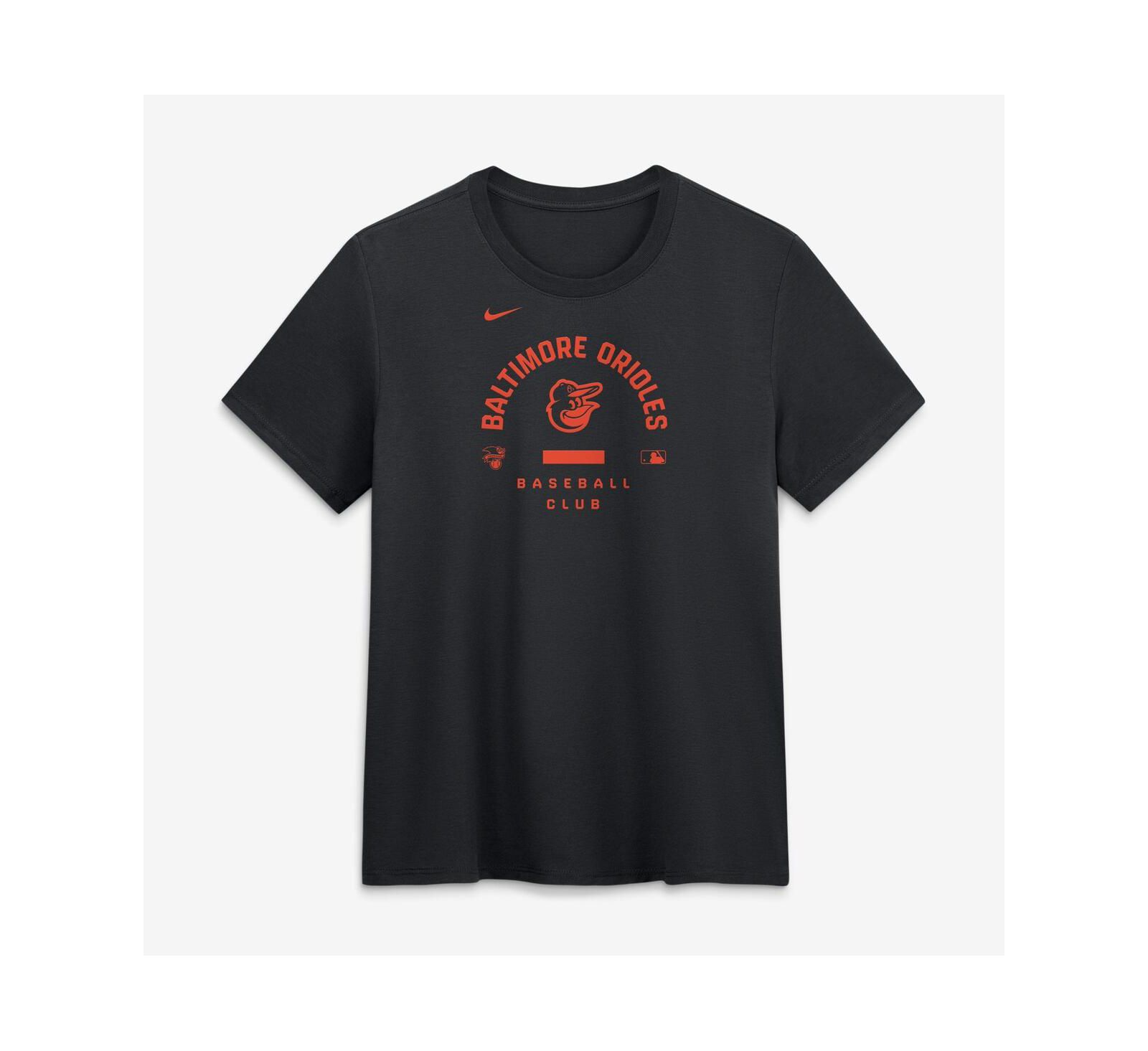 Nike Женский T-shirt Baltimore Orioles Authentic Collection Dri-FIT Black