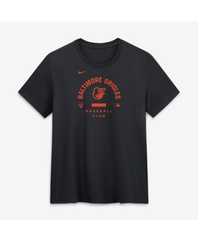 Nike Женский T-shirt Baltimore Orioles Authentic Collection Dri-FIT Black