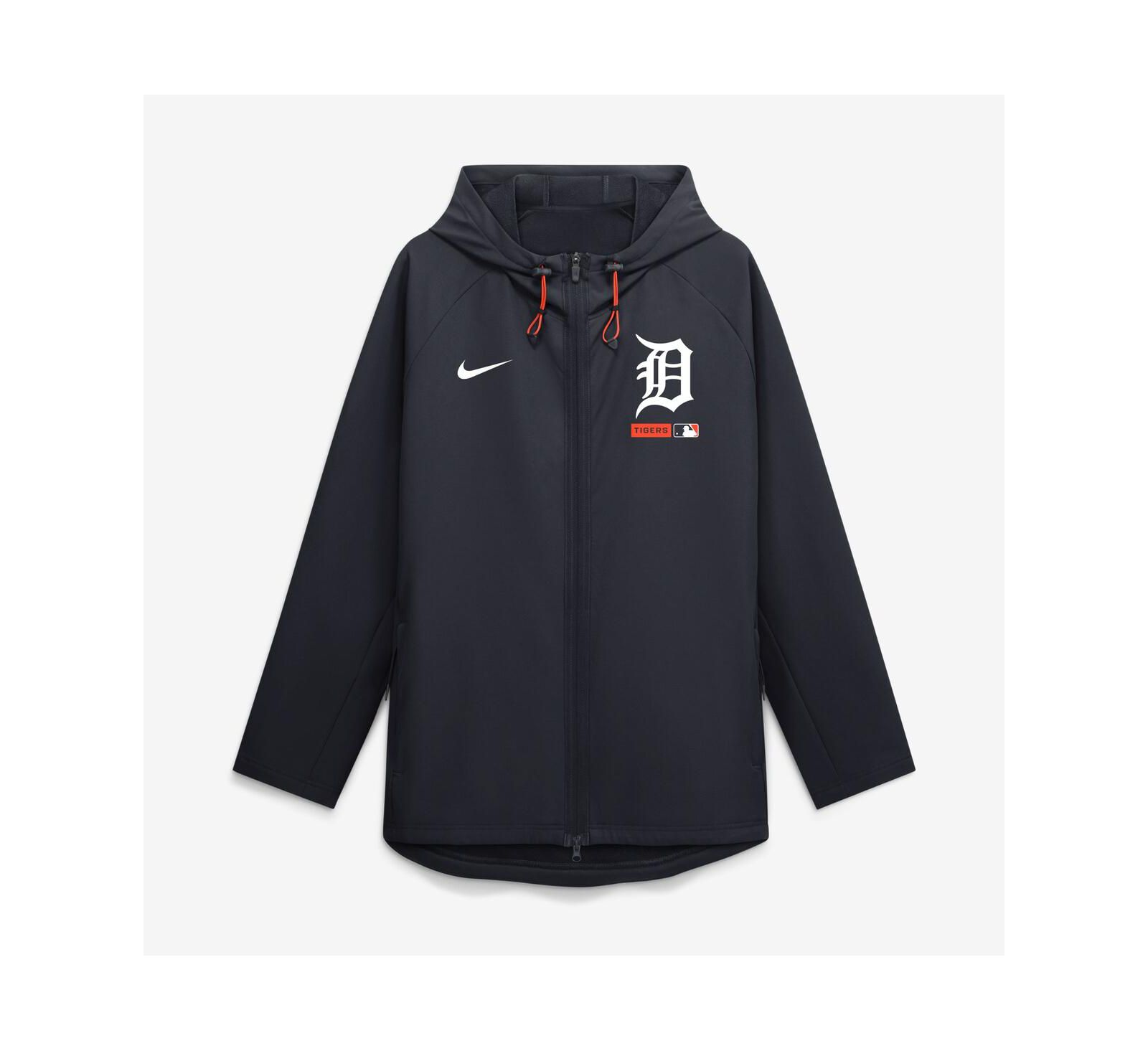 Мужская куртка Nike Detroit Tigers Authentic Collection Raglan Therma-FIT Full-Zip Hooded