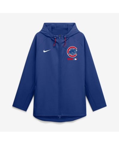 Мужская куртка Nike Royal Chicago Cubs Authentic Collection Raglan Therma-FIT Full-Zip Hooded