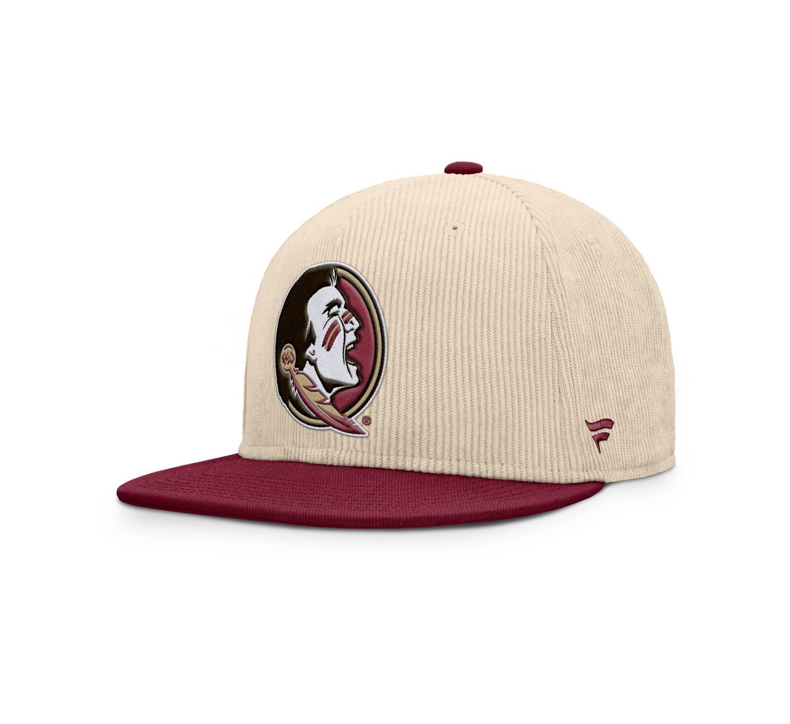 Мужская кепка Fanatics Florida State Seminoles Catcher Snapback, бежевая