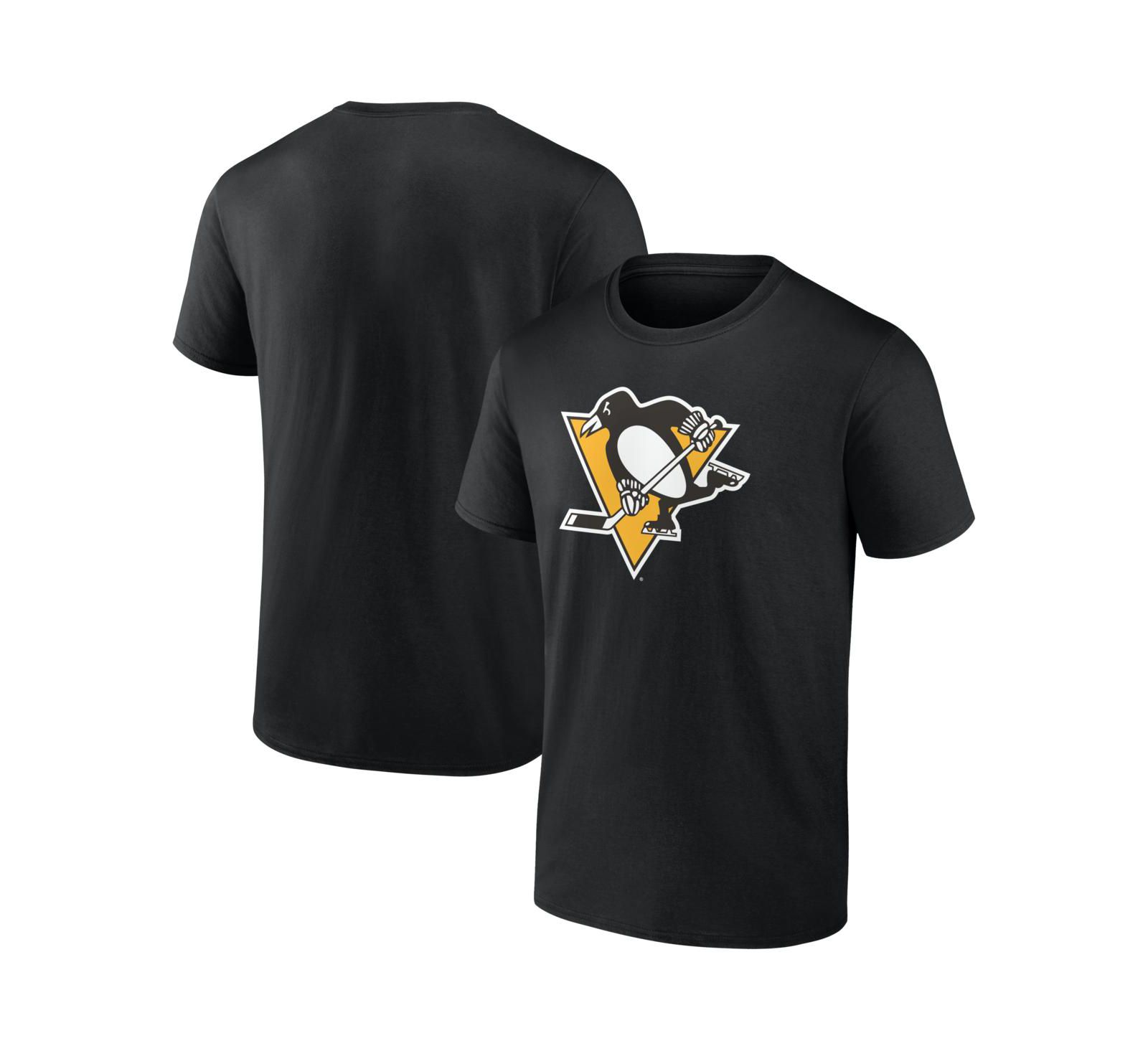 Logo Athletic Мужской Black Pittsburgh Penguins Essential T-Shirt