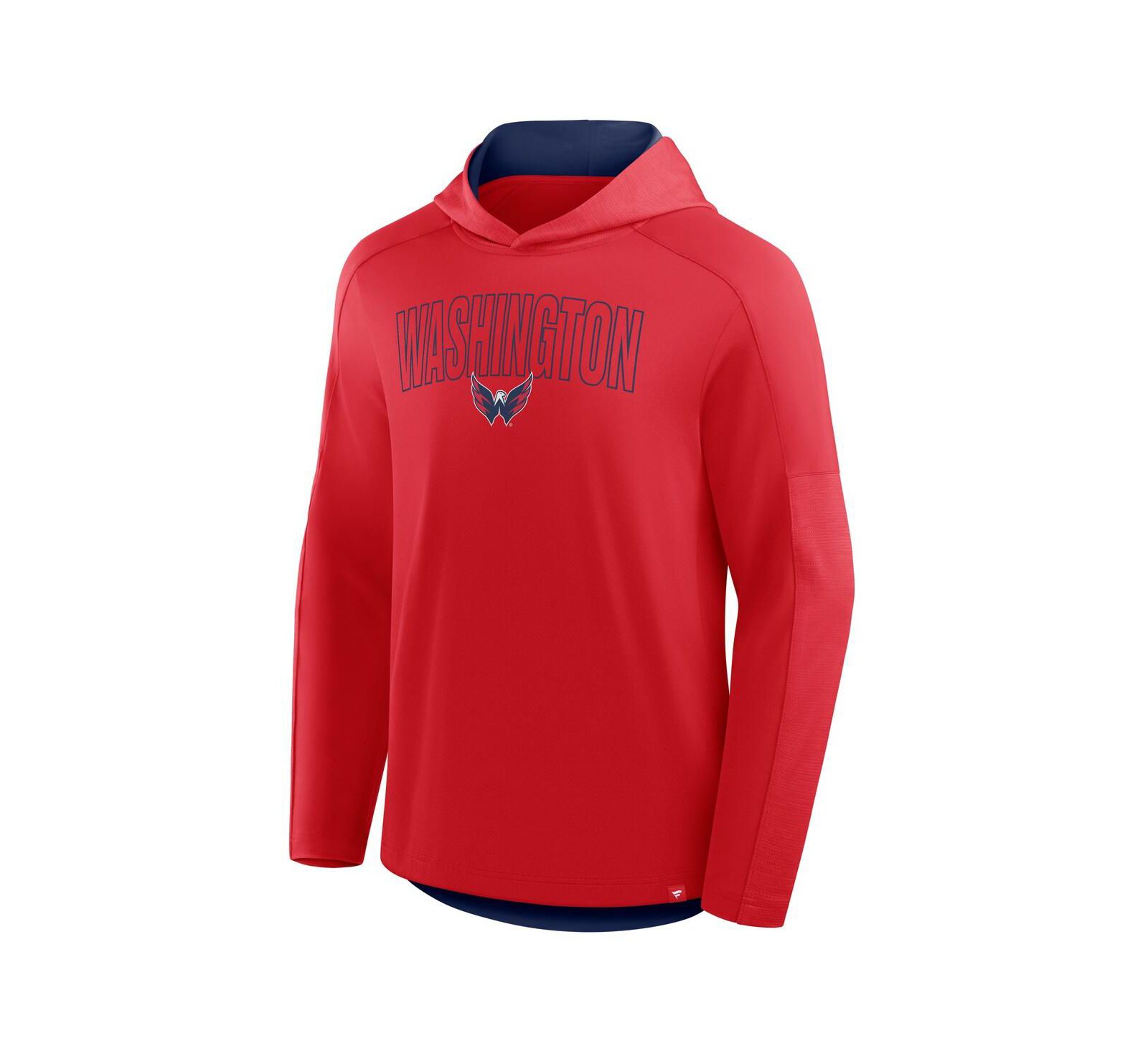 Fanatics Мужская футболка-худи Washington Nationals Red/Navy