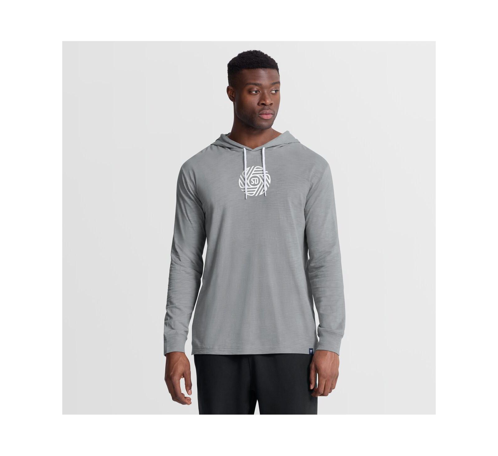Fanatics Мужской серый худи San Diego FC Unending Practice Transitional Slub
