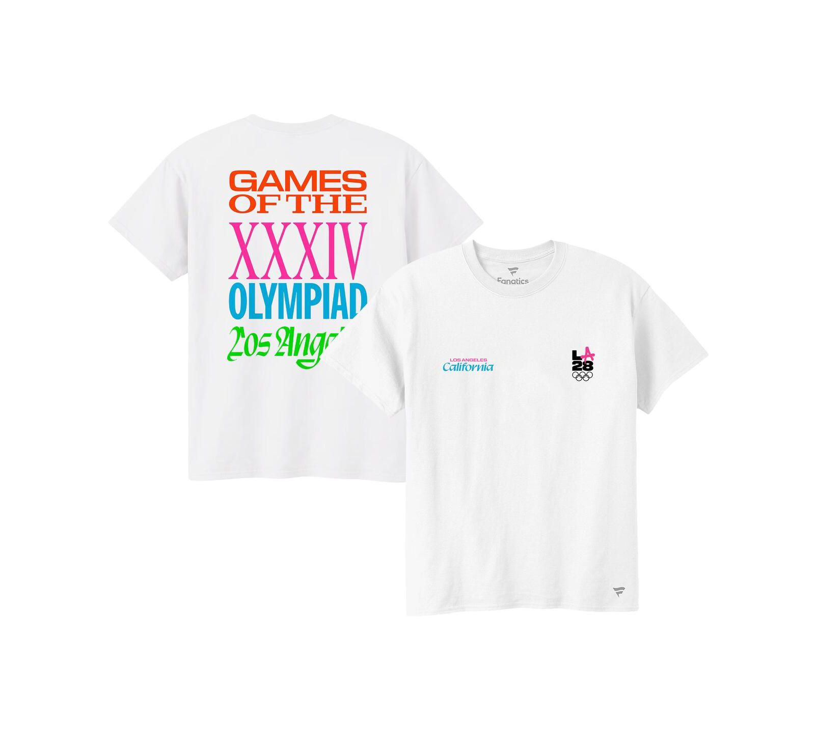 Fanatics мужская белая футболка LA28 Superbloom Collection