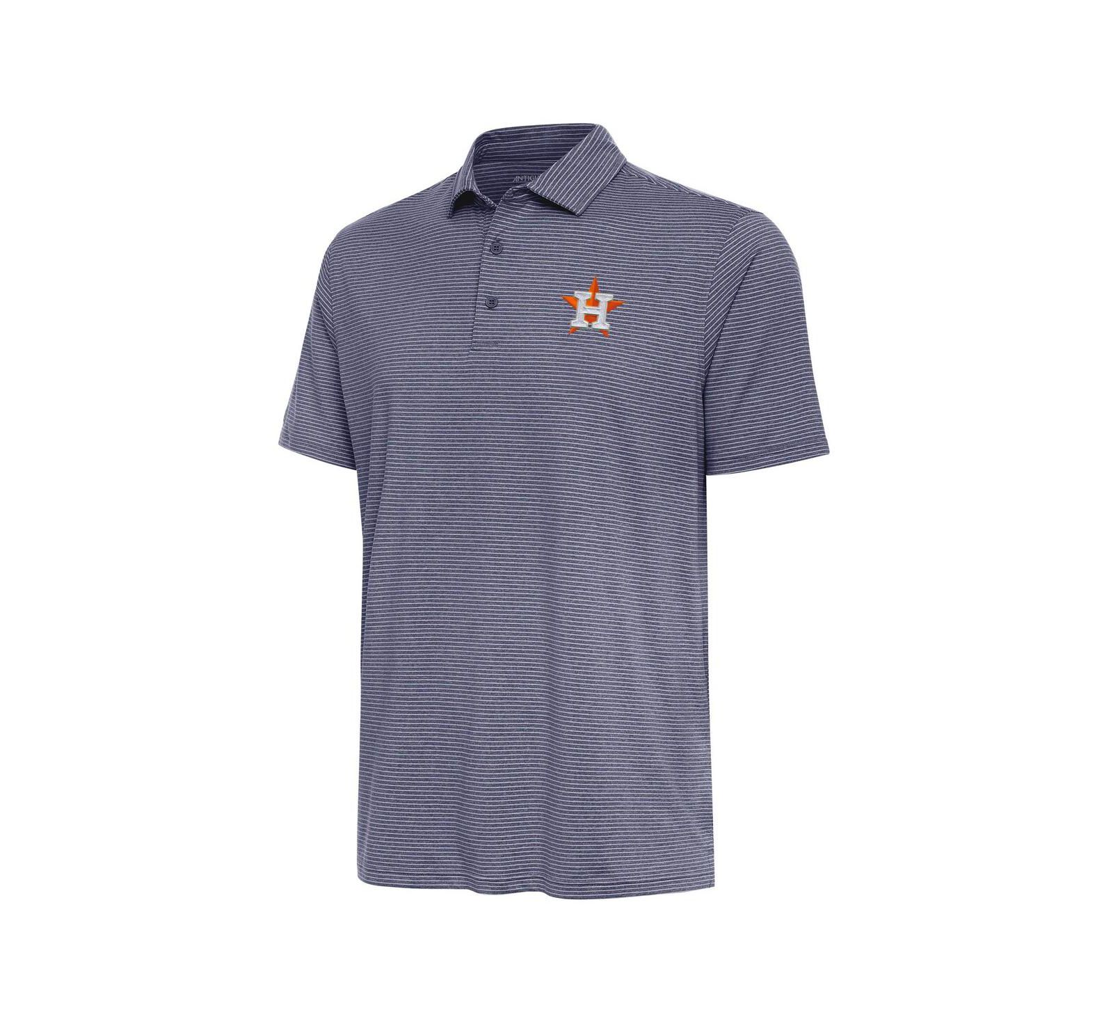 Antigua Мужская рубашка-поло Antigua Houston Astros Heather Navy