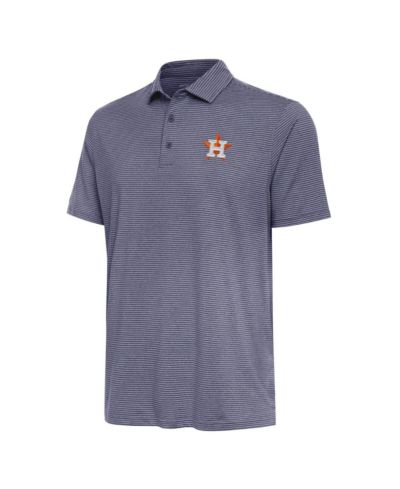 Antigua Мужская рубашка-поло Antigua Houston Astros Heather Navy