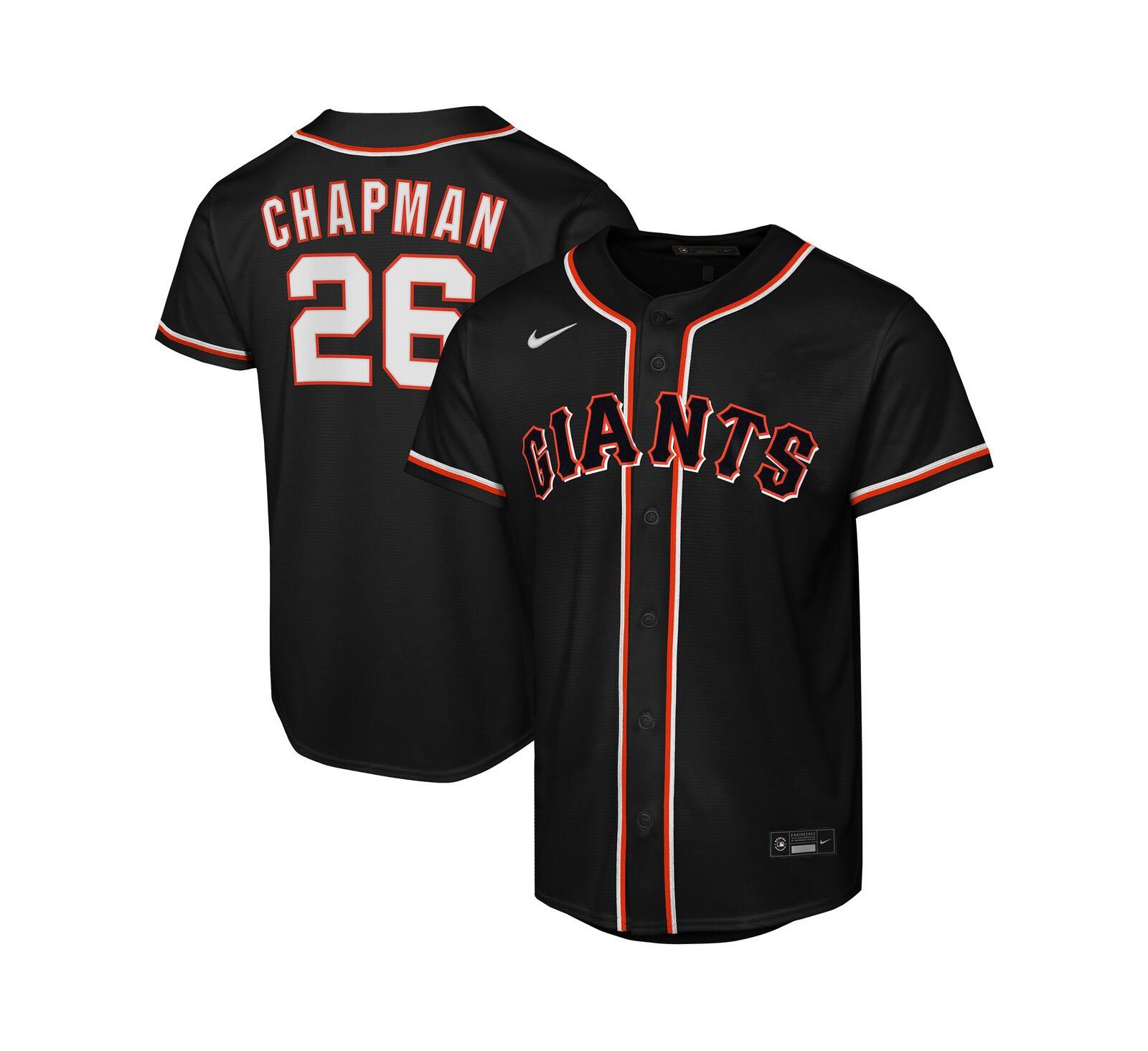 Детская игровая джерси Nike Matt Chapman San Francisco Giants, черная