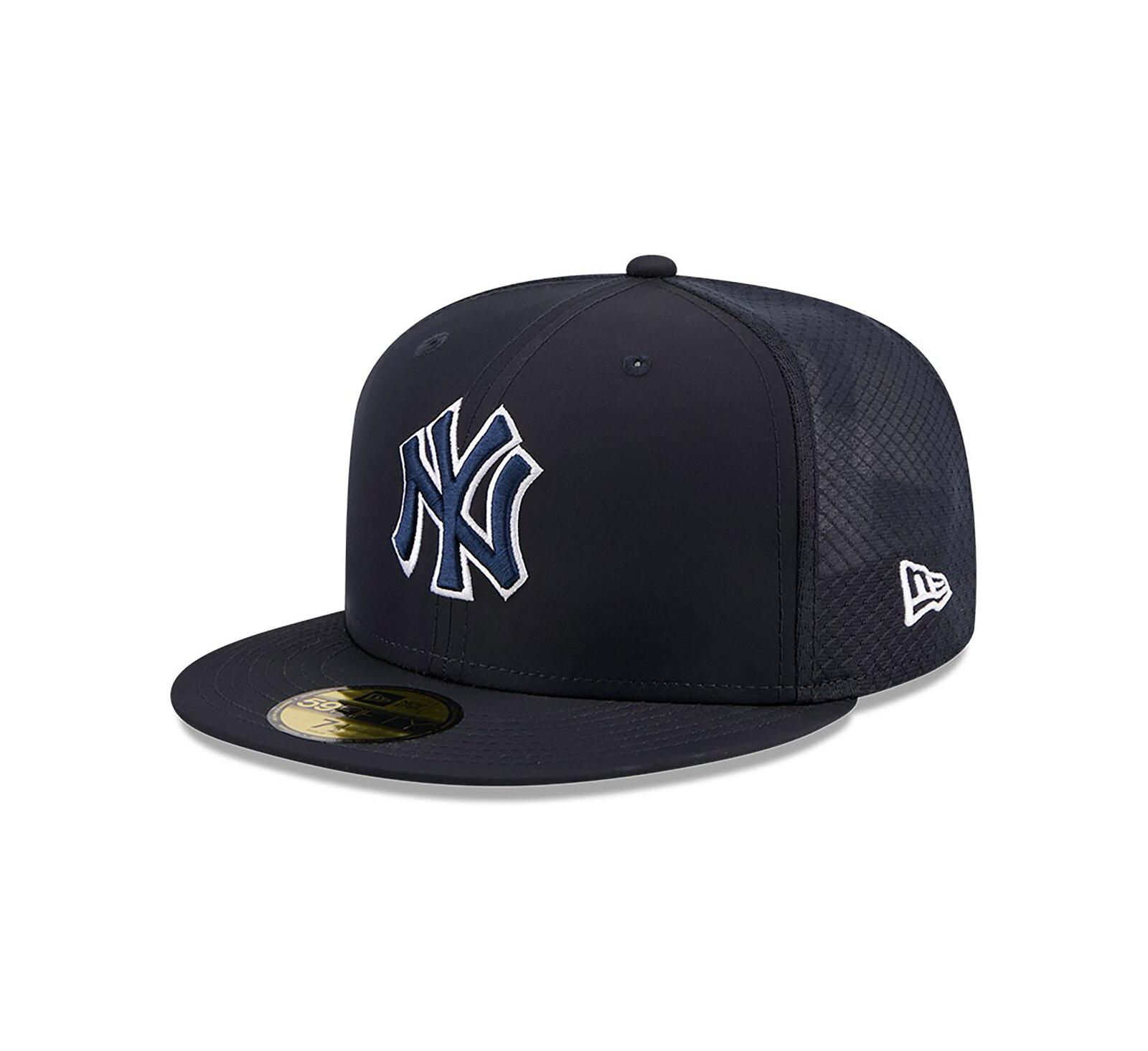 Мужская кепка New Era Navy New York Yankees 2026 Batting Practice 59FIFTY Fitted