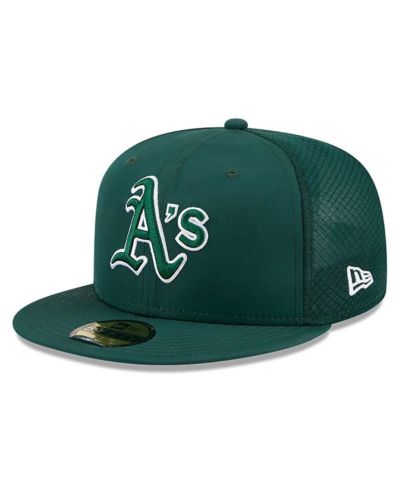 New Era Мужская кепка 59FIFTY Athletics 2026 Batting Practice, зеленая