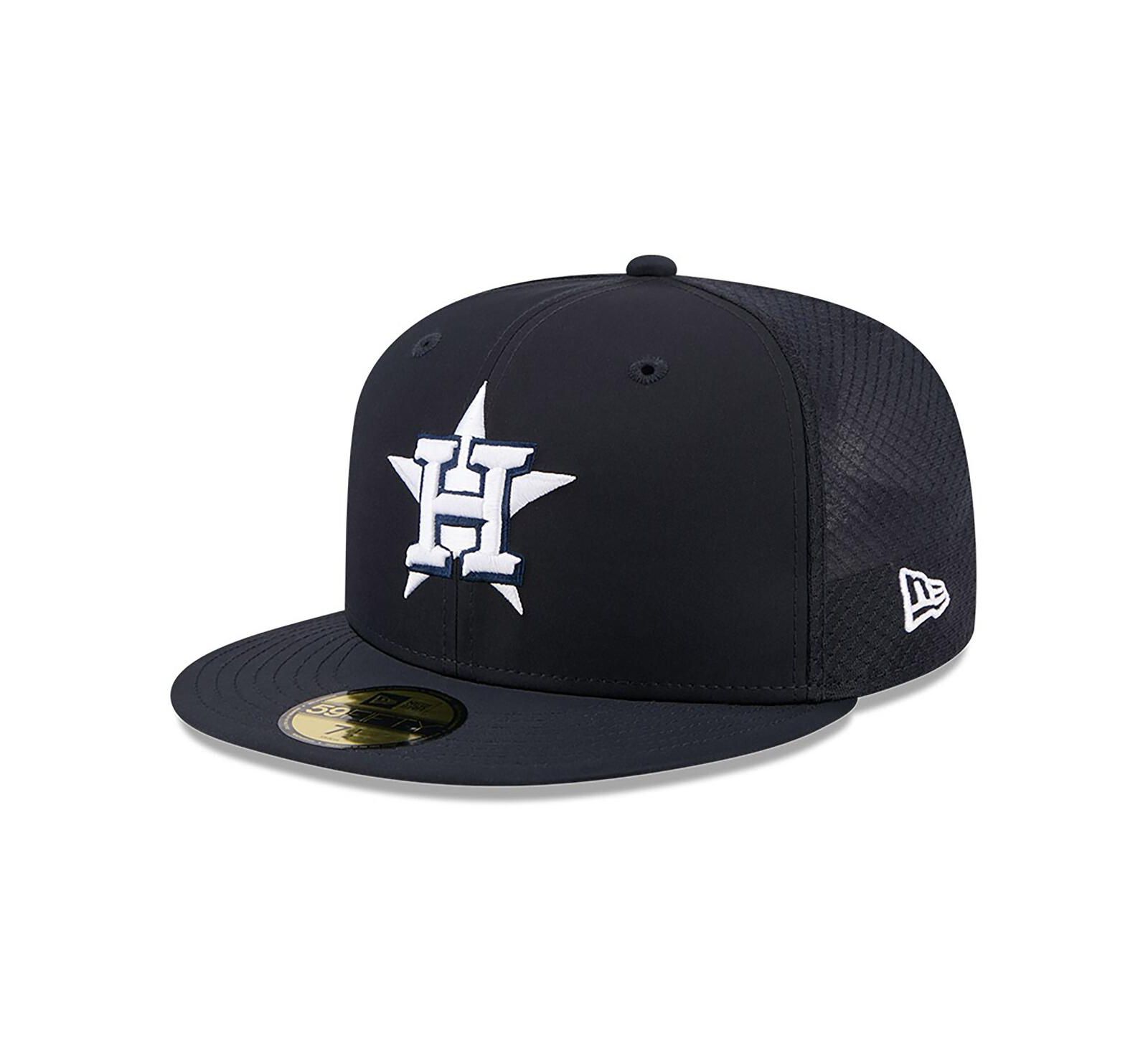 New Era Men's Navy Houston Astros 2026 Batting Practice 59FIFTY Fitted Hat