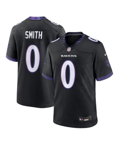Мужская джерси Nike Roquan Smith Black Baltimore Ravens Alternate Game