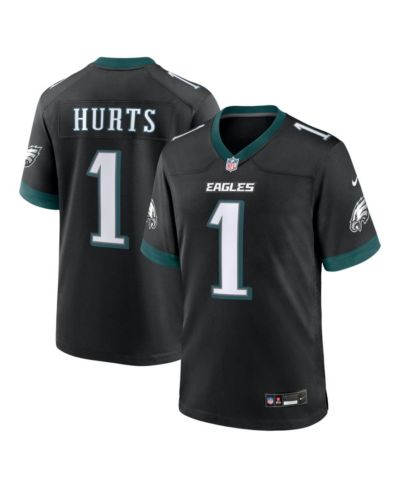Nike Мужская черная джерси Philadelphia Eagles Jalen Hurts Alternate Game