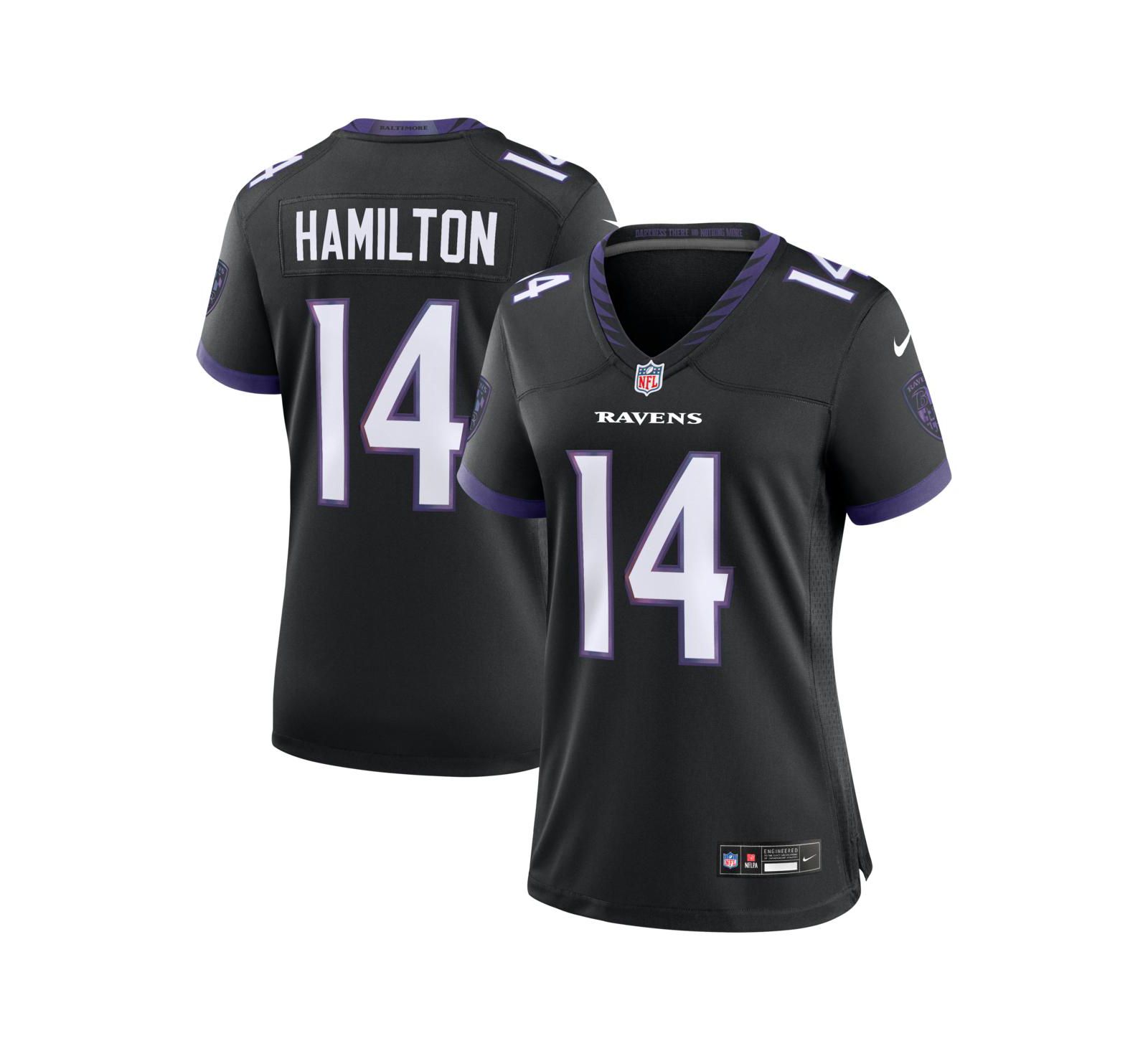 Женская игровая джерси Nike Kyle Hamilton Baltimore Ravens
