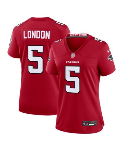 Игровая джерси Nike Drake London Red Atlanta Falcons Женская