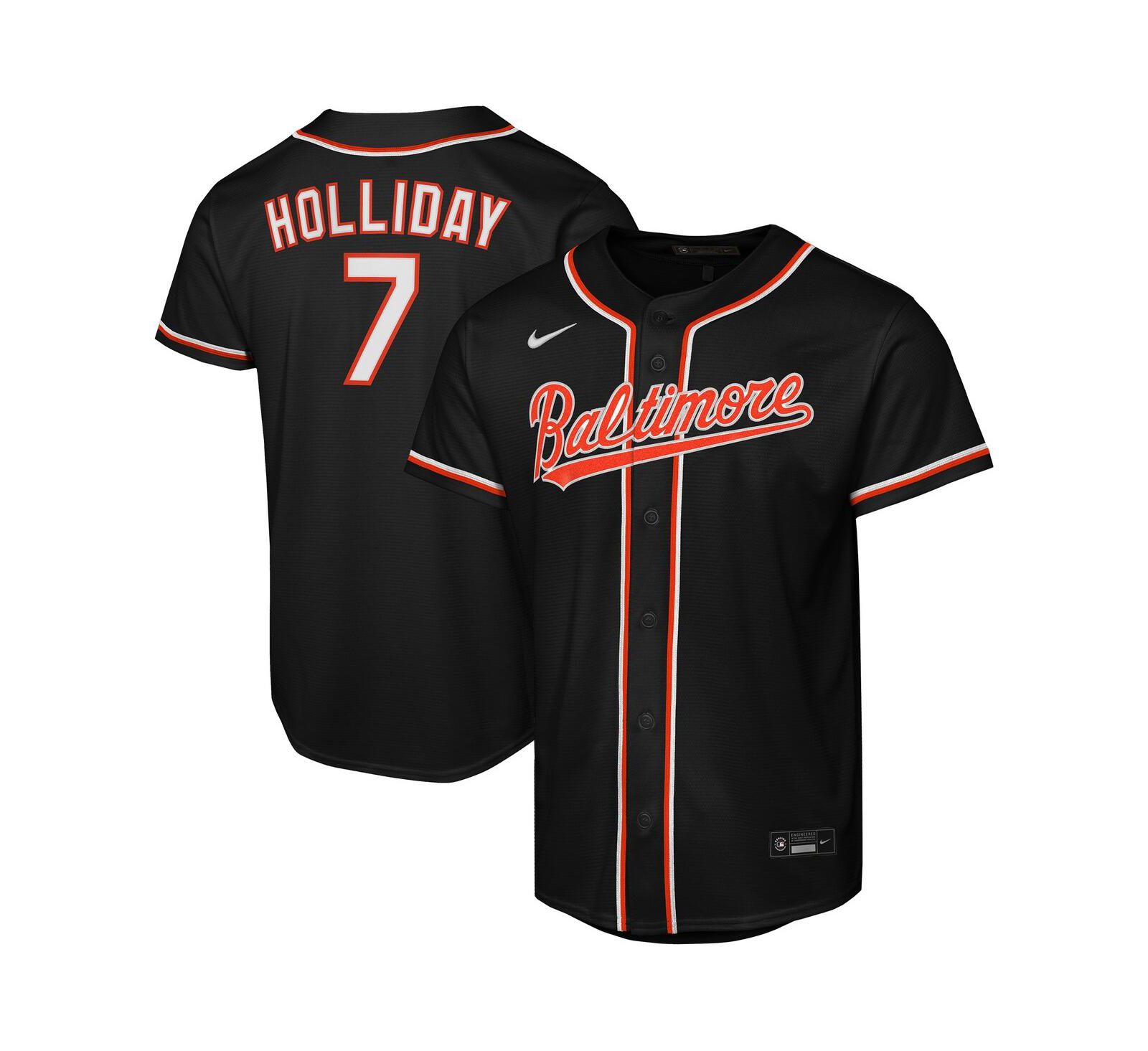 Детская джерси Nike Jackson Holliday Black Baltimore Orioles Fashion Replica Player