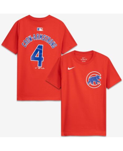 Nike Детская футболка Pete Crow-Armstrong, Chicago Cubs, красная