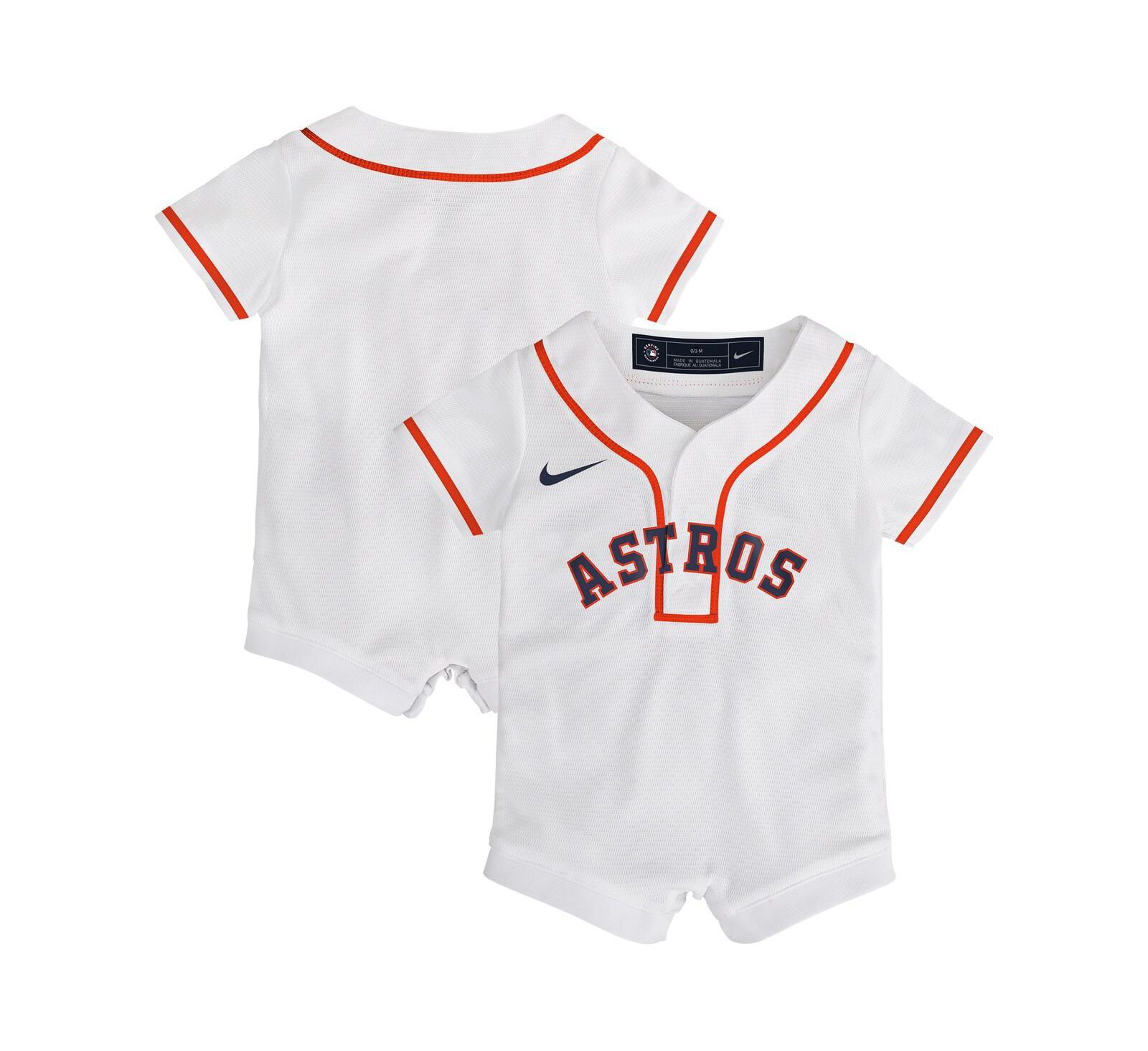 Детский комбинезон Nike White Houston Astros Home Replica для мальчиков и девочек