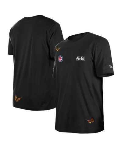 New Era x Felt Men's Black Chicago Cubs T-Shirt