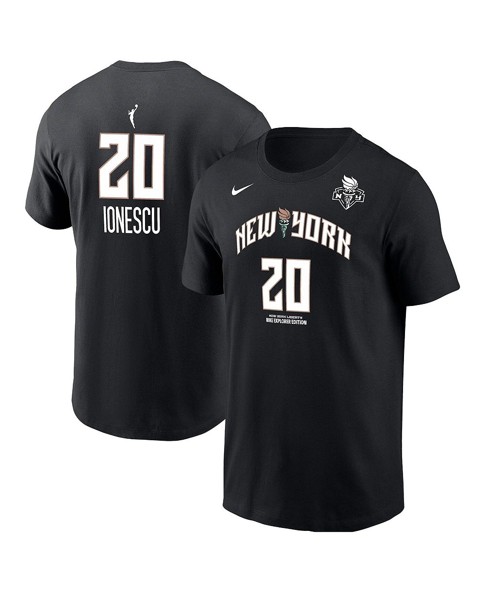 Nike Men's Sabrina Ionescu Black New York Liberty Name & Number T-Shirt