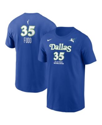 Мужская футболка Nike Azzi Fudd Blue Dallas Wings Name & Number Rebel Edition