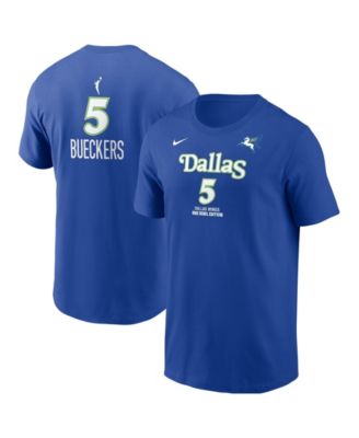 Мужская футболка Nike Blue Paige Bueckers Dallas Wings Name & Number Rebel Edition