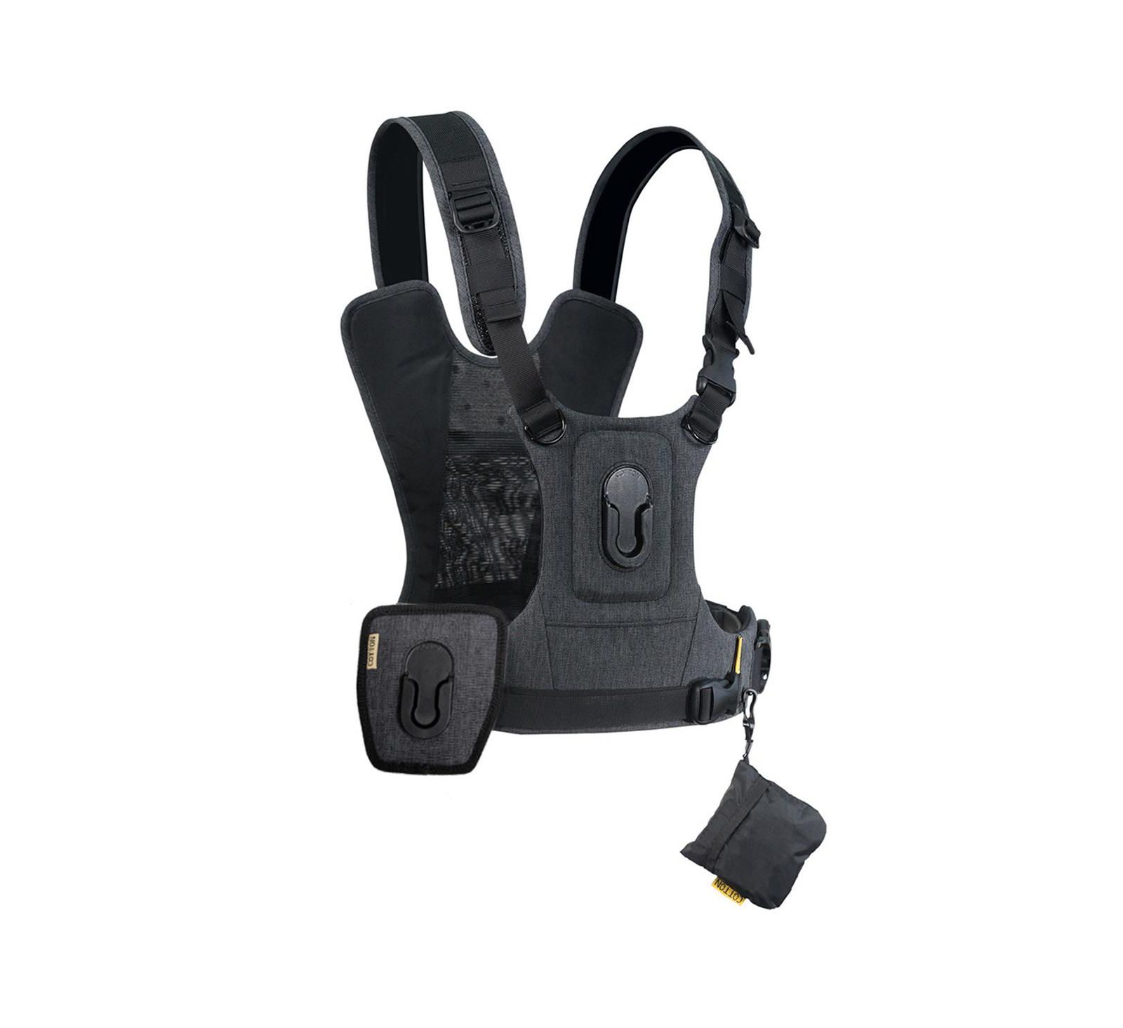 Cotton Carrier G3 Harness for 2x DSLR Camera with Attached Lenses