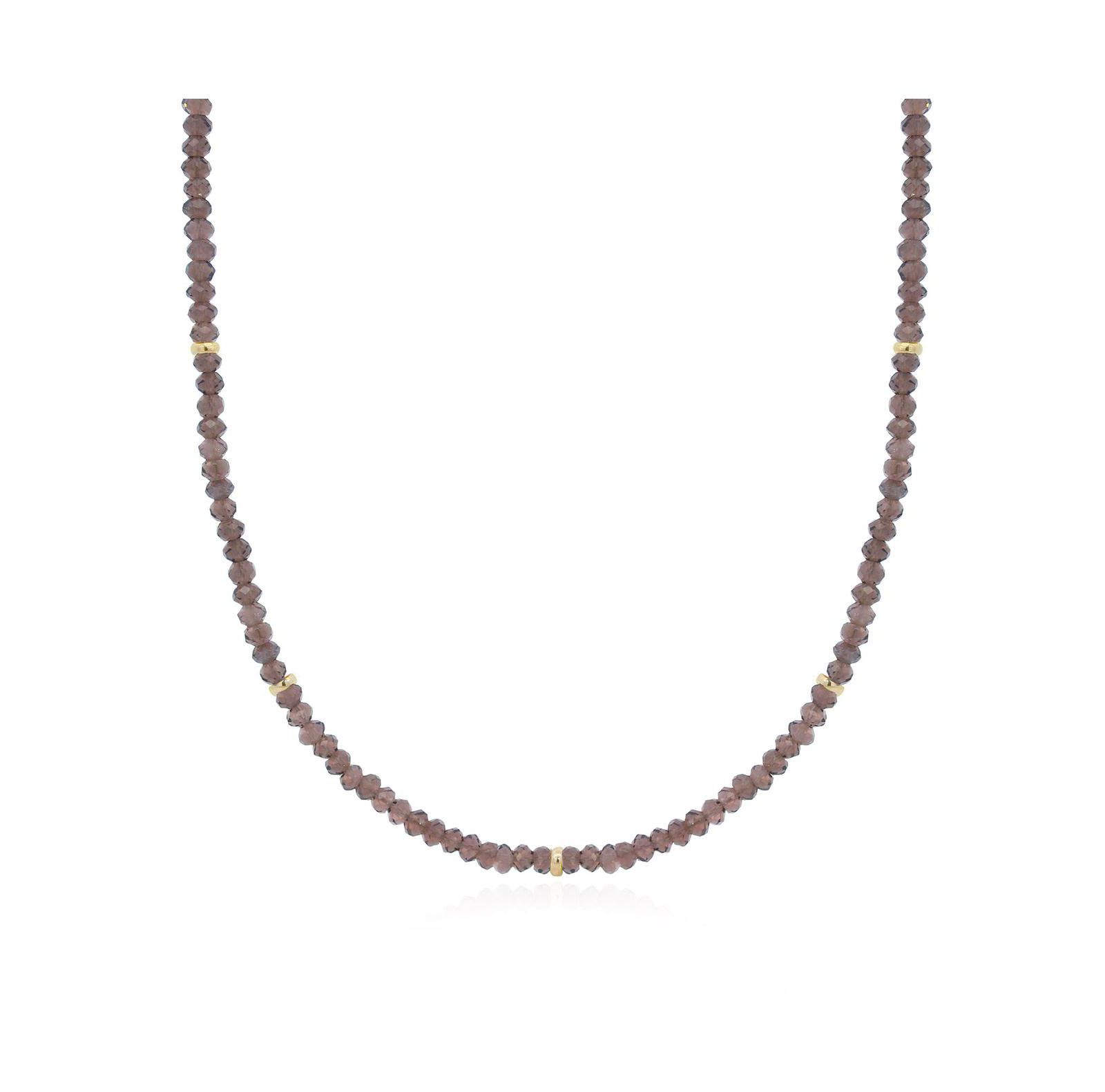 Ожерелье The Lovery 14K Gold Smoky Quartz