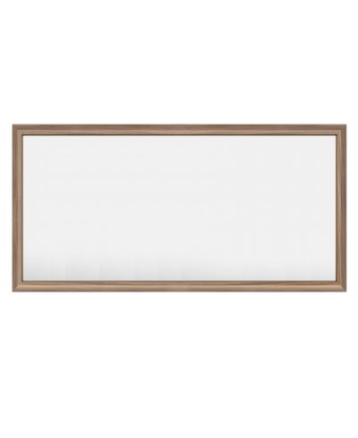 Настенное зеркало Apmir в металлической раме 60" x 30" для спальни, прямоугольное, темно-коричневое дерево