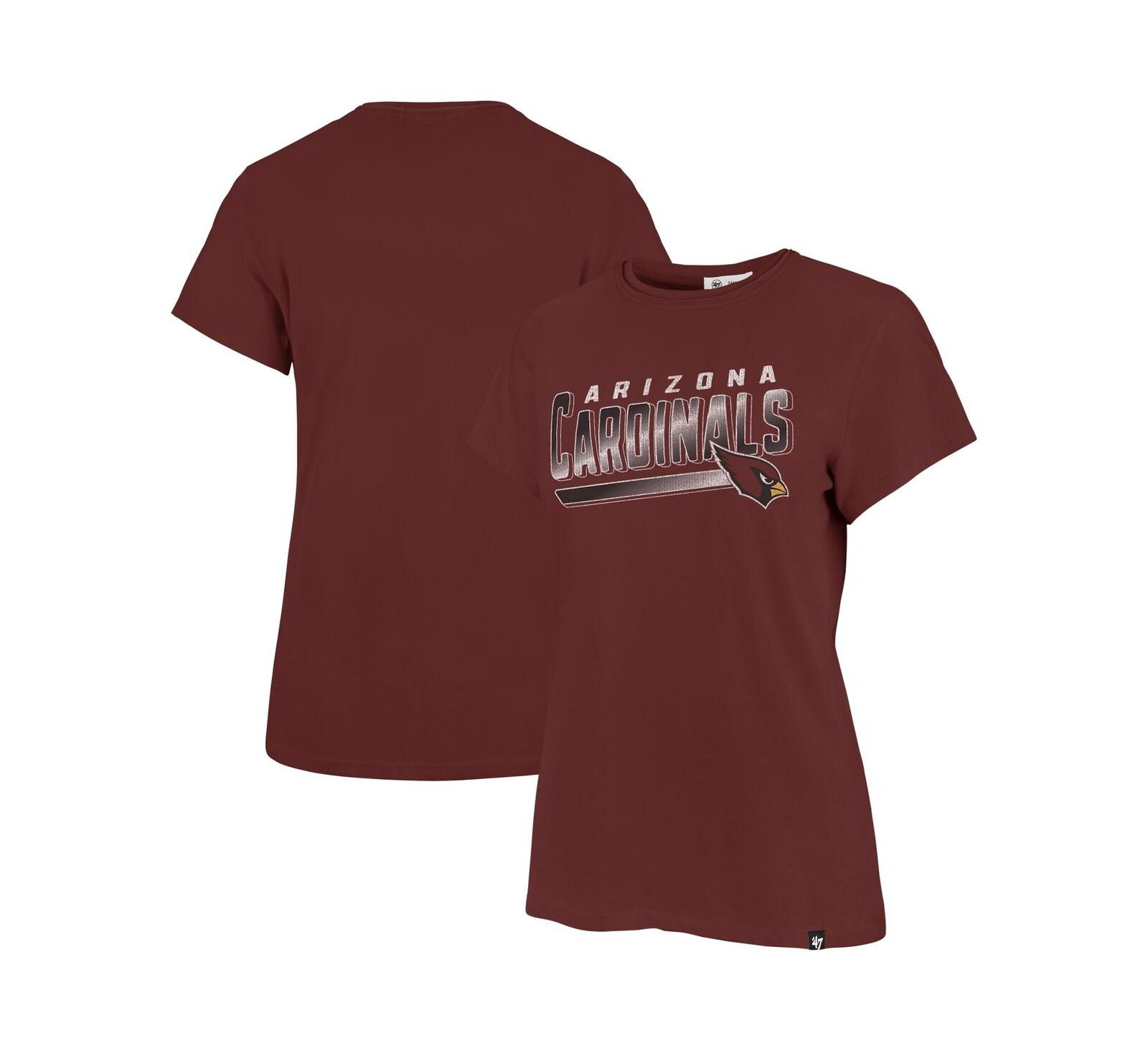 Женская футболка '47 Brand Cardinal Arizona Cardinals Pep Up Frankie
