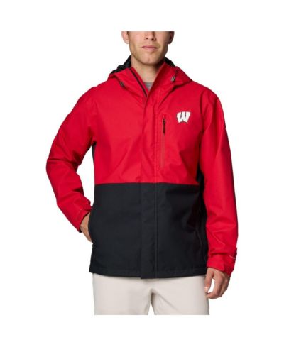 Мужская куртка Columbia Wisconsin Badgers Omni-Tech™ Full-Zip, красная