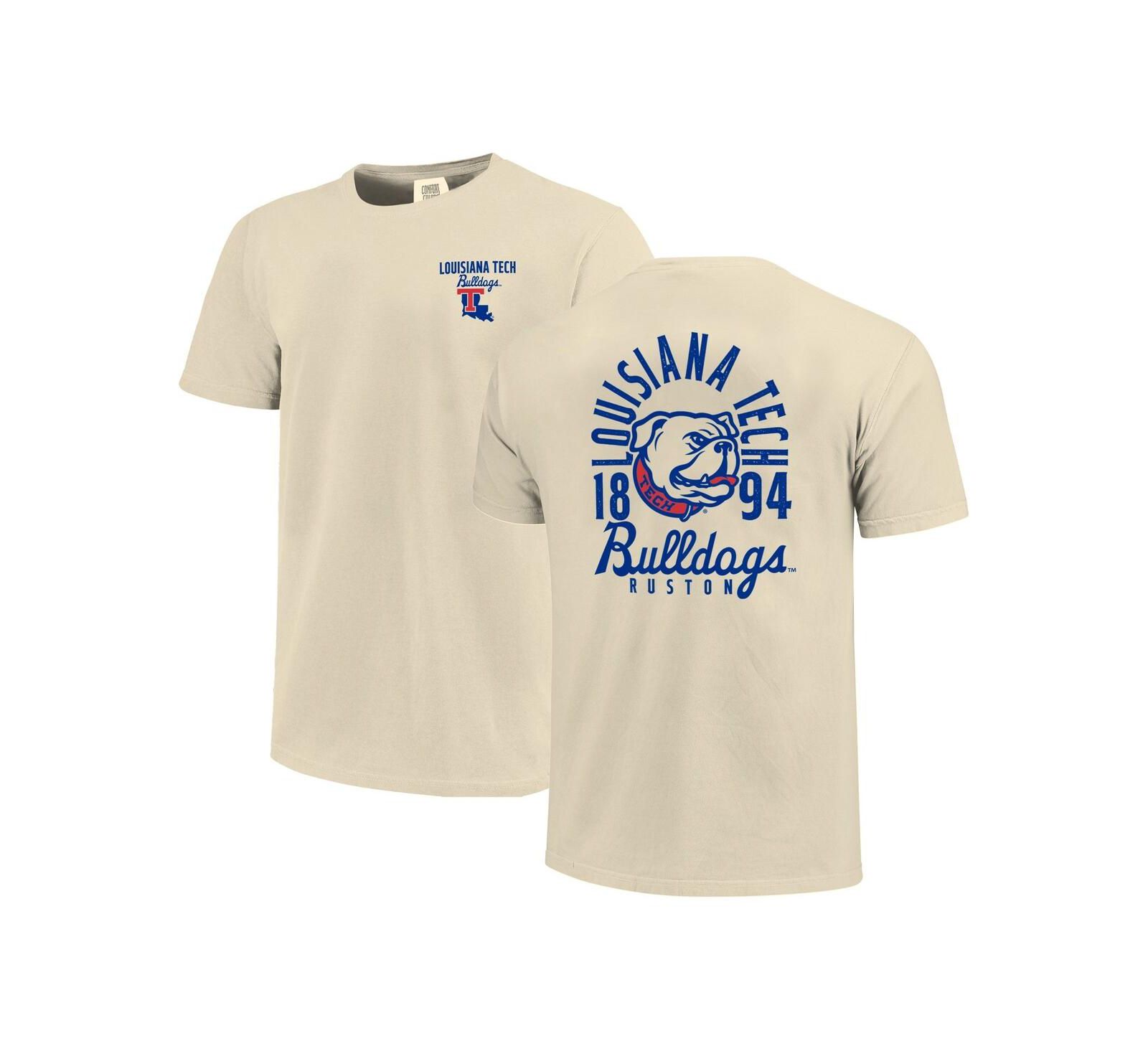 Мужская футболка Image One Cream Louisiana Tech Bulldogs Comfort Colors