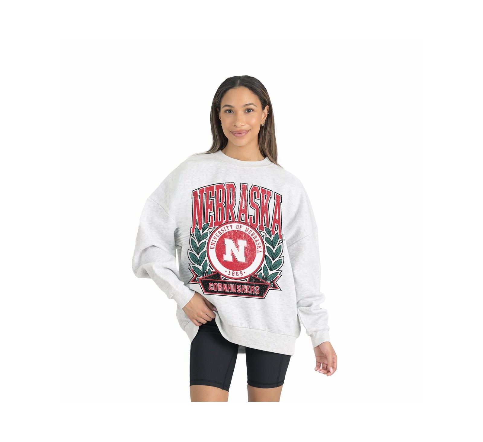 Женское оверсайз худи Gameday Couture Nebraska Huskers Fleece