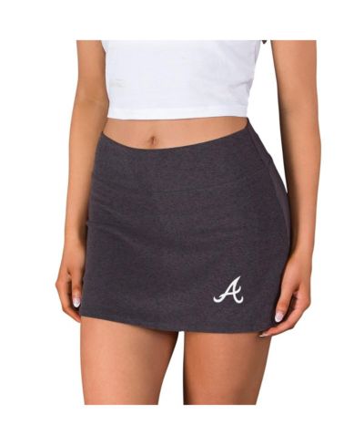 Женская юбка-шорты Concepts Sport Charcoal Atlanta Braves