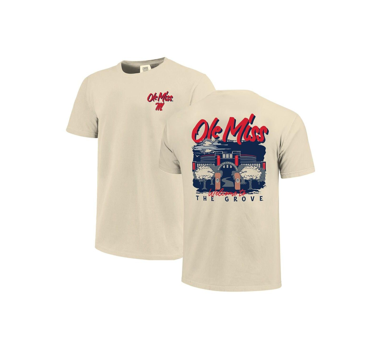 Мужская футболка Image One Ole Miss Rebels с ручным рисунком