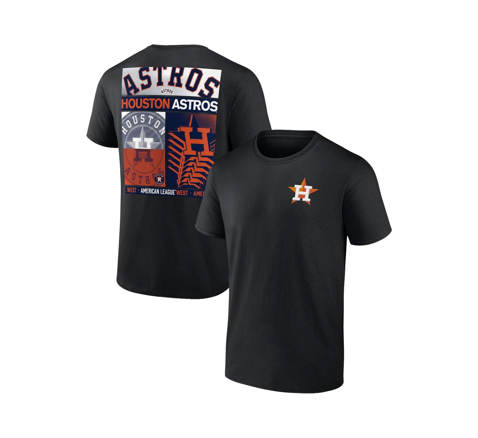 Мужская футболка Fanatics Profile Black Houston Astros Big & Tall Two-Sided Graphic
