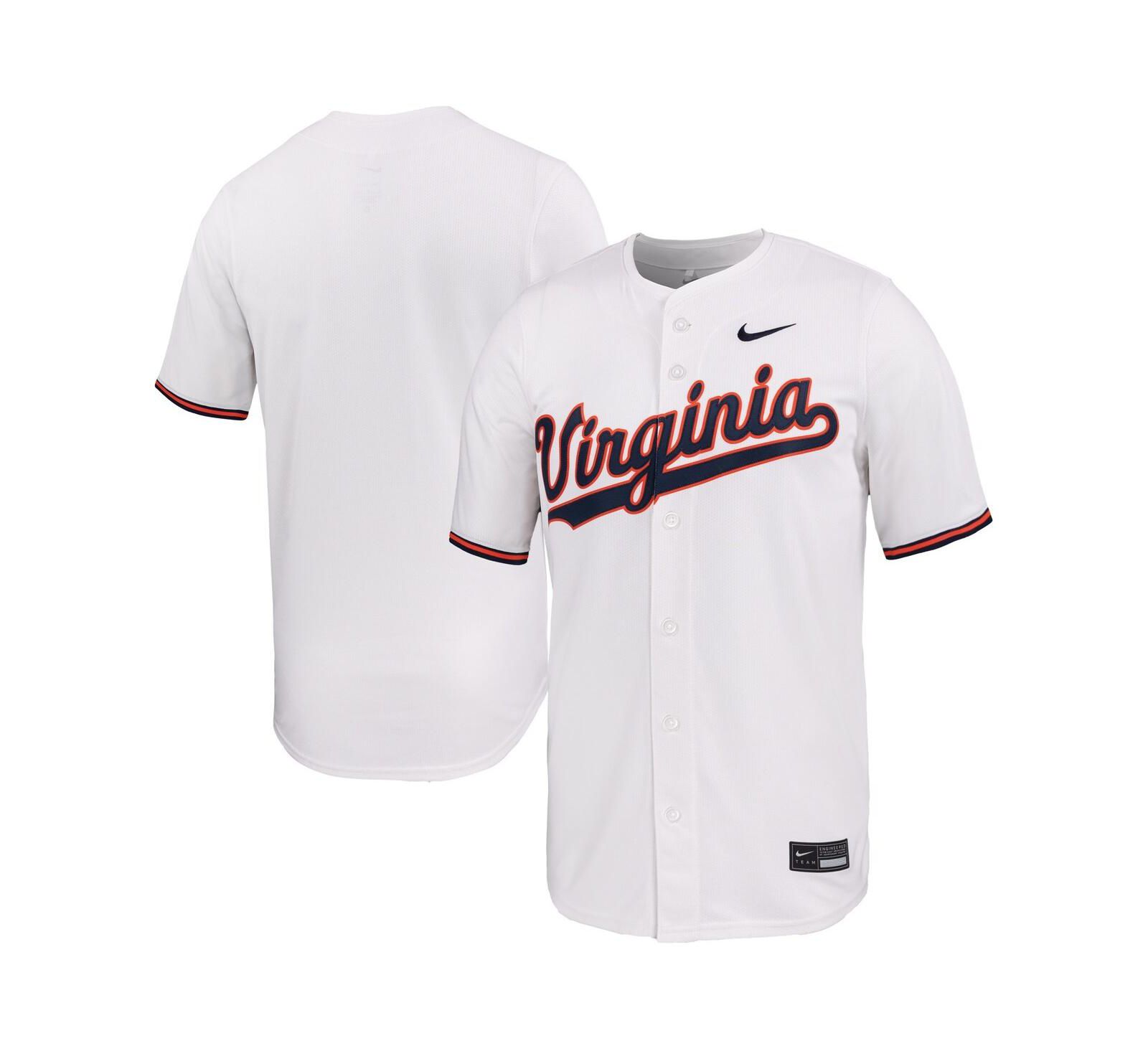 Nike Мужская белая бейсбольная джерси Virginia Cavaliers Limited