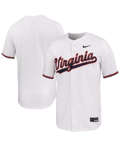 Nike Мужская белая бейсбольная джерси Virginia Cavaliers Limited